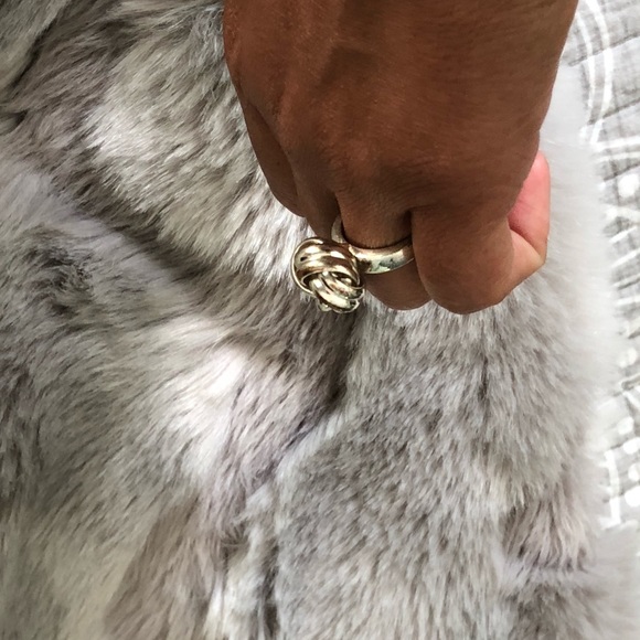 🔴 Vintage BOHO Chunky Lovers Knot Ring - Picture 11 of 11